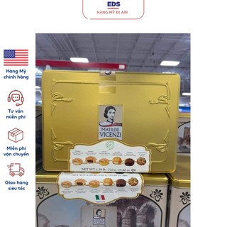 Bánh quy date T6/2024 Matilde Vicenzi hộp thiếc làm quá biếu sang trọng - EDS Hàng Mỹ