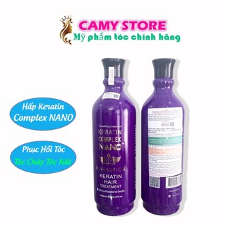 Hấp phục hồi keratin complex nano tím thủy phân 1000ml hàng chuẩn hãng camy store