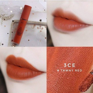 Son 3CE Lacquer Change Mode Shawty Perk Up Tawny Red Null Set 4ml