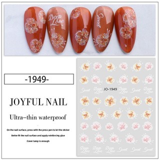Miếng dán móng tay sticker nail đẹp - JO