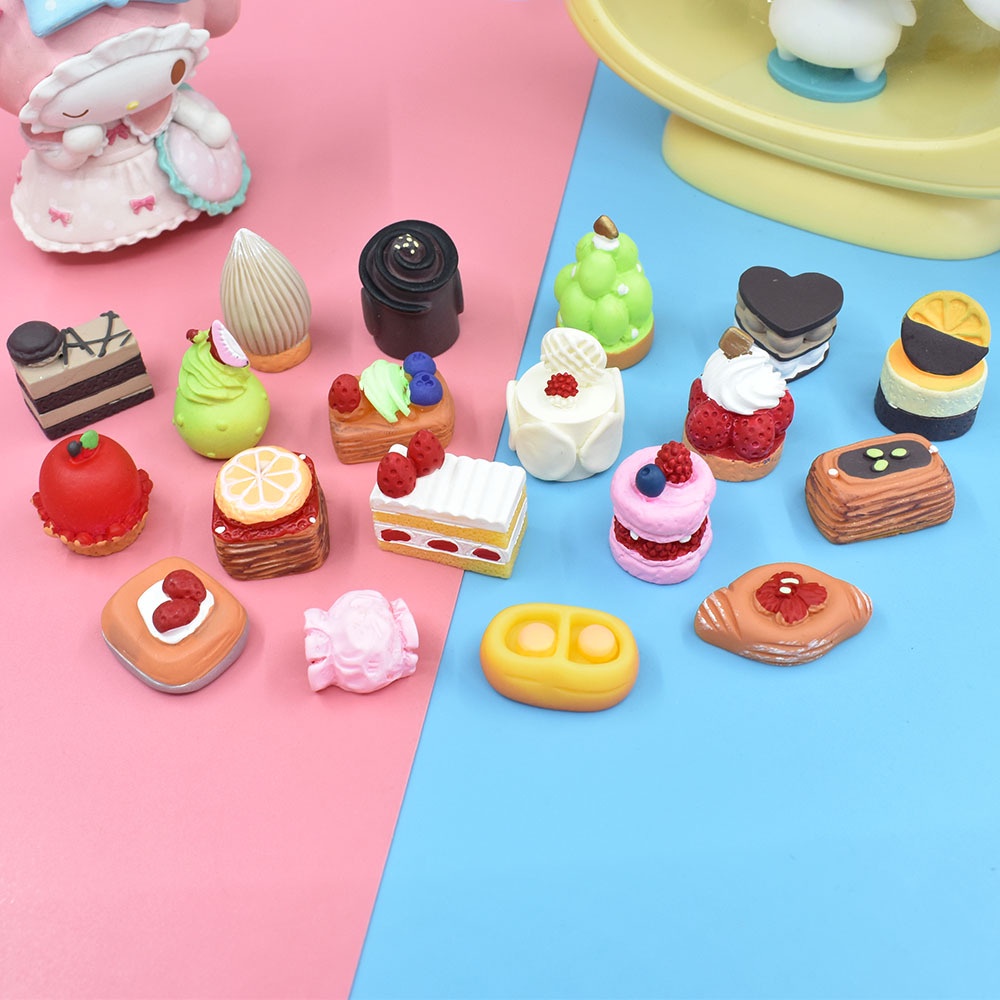 Ghim Cài Trang Trí Giày / Đồ Tráng Miệng / Bánh Mousse / Socola / Croc / Croc / Jibitz Hình Giày 3D DIY Cho Nữ