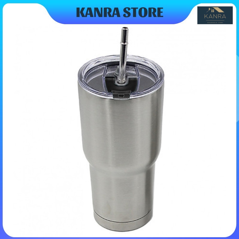 LY GIỮ NHIỆT INOX THÁI LAN 💥FREE SHIP💥 Cốc Giữ Nhiệt độ 2 lớp, Vỏ inox, Lõi Nhôm - Dung tích 900ml