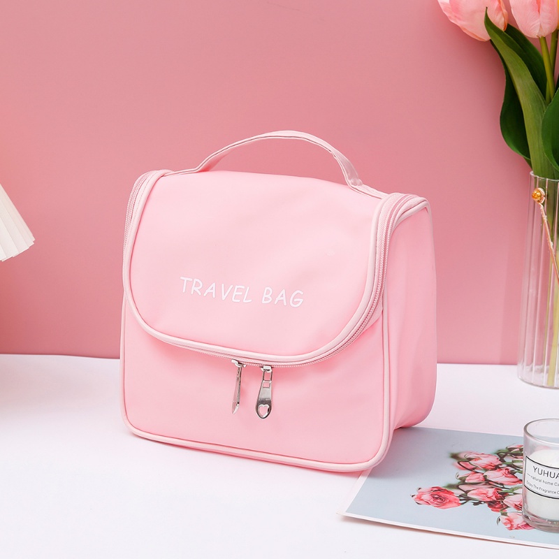 Túi Đựng Mỹ Phẩm Cỡ Lớn Màu Sắc Ngọt Ngào Tiện Dụng Mang Đi Du Lịch
