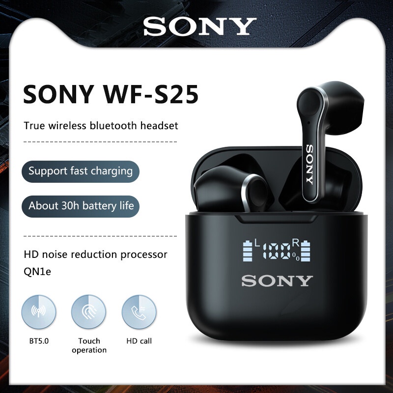 Tai Nghe Nhét Tai Bluetooth Không Dây WF-S25 Cho Điện Thoại Apple Android Huawei