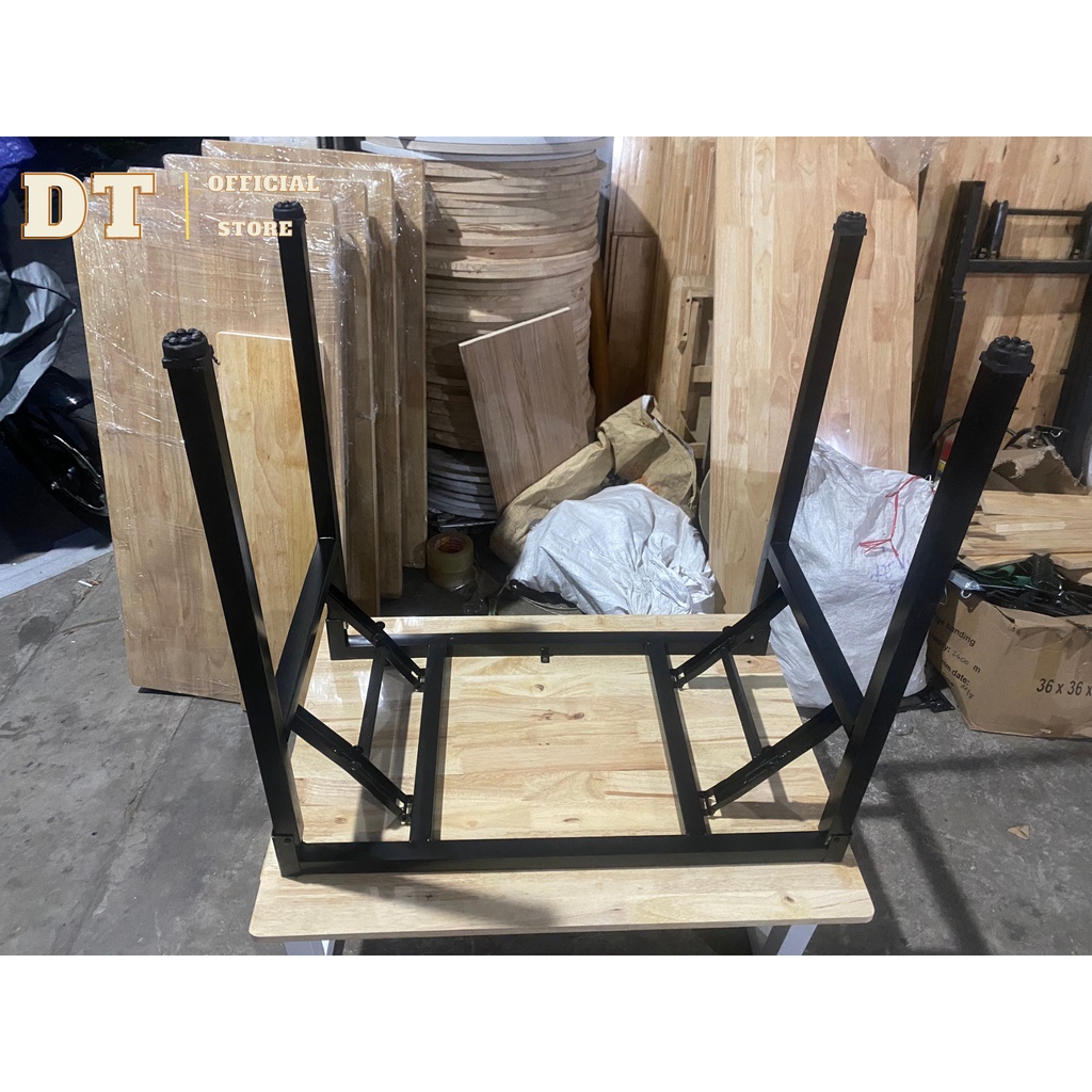 [Lò Xo]Bàn Làm Việc Chân Gấp Xếp Gọn Nội Thất DT (Cao 75cm)