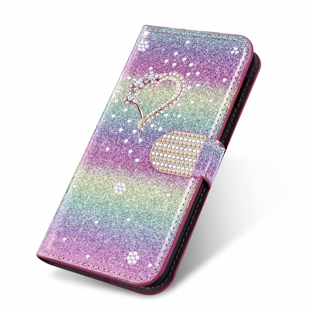 Ốp Lưng Điện Thoại Dạng Ví Da Lật Dành Cho iPhone 12 Mini 12 Pro Max 11 Pro Max