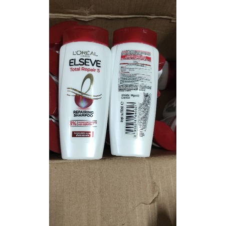 Dầu gội giảm 5 dấu hiệu tóc hư tổn Loreal paris elseve total repair 110ml.