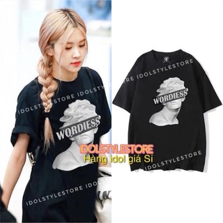 ( áo kèm card) áo thun tay lỡ như Rose Rosé Blackpink