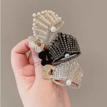 Kẹp TóC HìNh Vương MiệN ĐíNh Kim Cương Giả ThờI Trang Cho Nữ