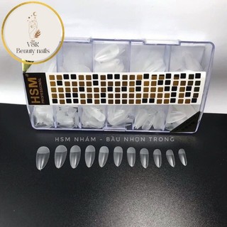 Móng úp Hsm nhám phom Bầu, Móng úp HSM không nhám phom Bầu hàng chuẩn loại 1, hơn 500 móng/hộp