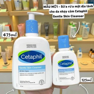 Sữa rửa mặt dịu nhẹ Cetaphil (Chai 100ml và 500ml)