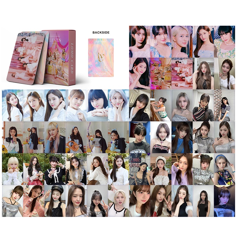 IVE Hộp 55 Ảnh LOMO Card 2023 ELEVEN Album