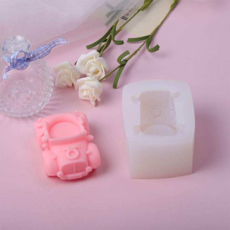 Khuôn Làm Nến Handmade Silicone Hình Xe Hơi 3D Cổ Điển