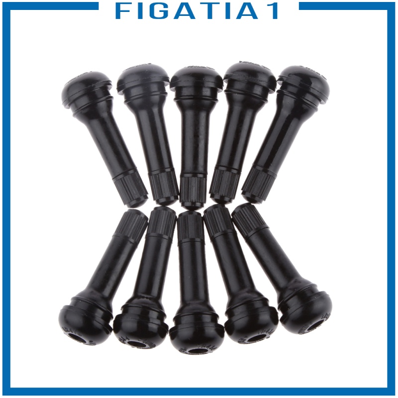 Set 10 Van Lốp Xe Hơi Bằng Cao Su Màu Đen TR414 figatia1