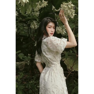 ĐẦM REN HOA TRẮNG PHỒNG