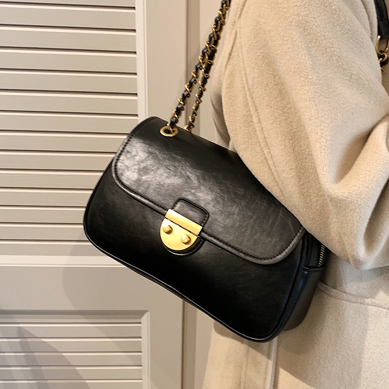 Ielgy Túi Đeo Vai Dây Xích Kết Cấu Chất Lượng Cao Phổ Biến Cho Nữ