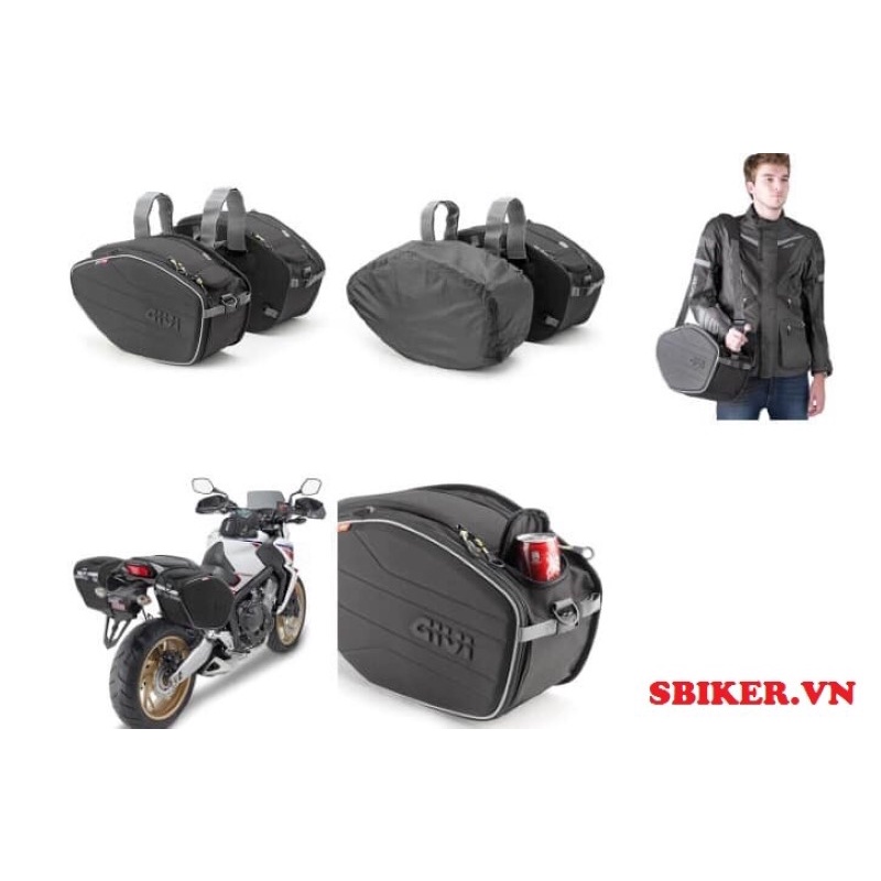 Túi Treo Hông Xe Moto Xe Máy Givi Ea101b 30 Lít 1 bên Chính Hãng