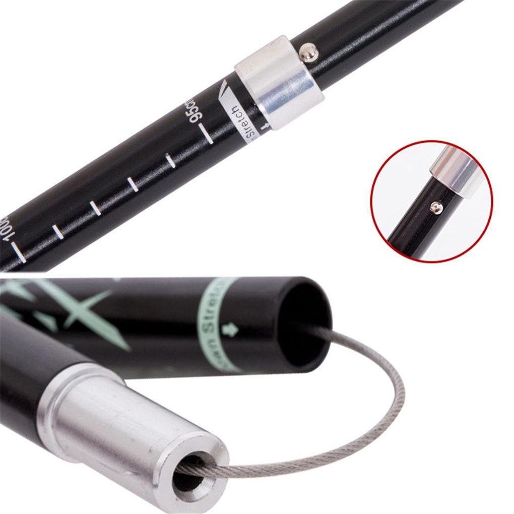 Gậy Leo Núi Gấp Gọn 5 Phần Chống Trượt Dễ Dàng Sử Dụng