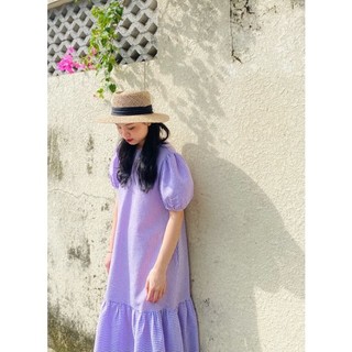 Đầm Lyzie sọc tím