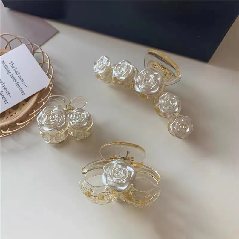 Thẻ Trong Suốt Hình Hoa Hồng / Hoa Trà / Ngọn Núi Kiểu Pháp Thanh Lịch