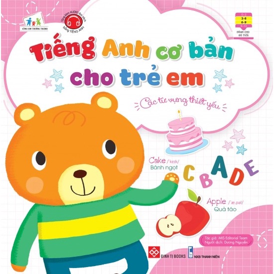 Sách - Tiếng Anh cơ bản cho trẻ em (4 chủ đề) | BigBuy360 - bigbuy360.vn