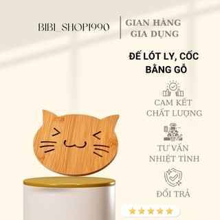 Đế lót ly cốc lót xoong nồi bằng gỗ họa tiết - Miếng lót nồi bằng gỗ sang trọng