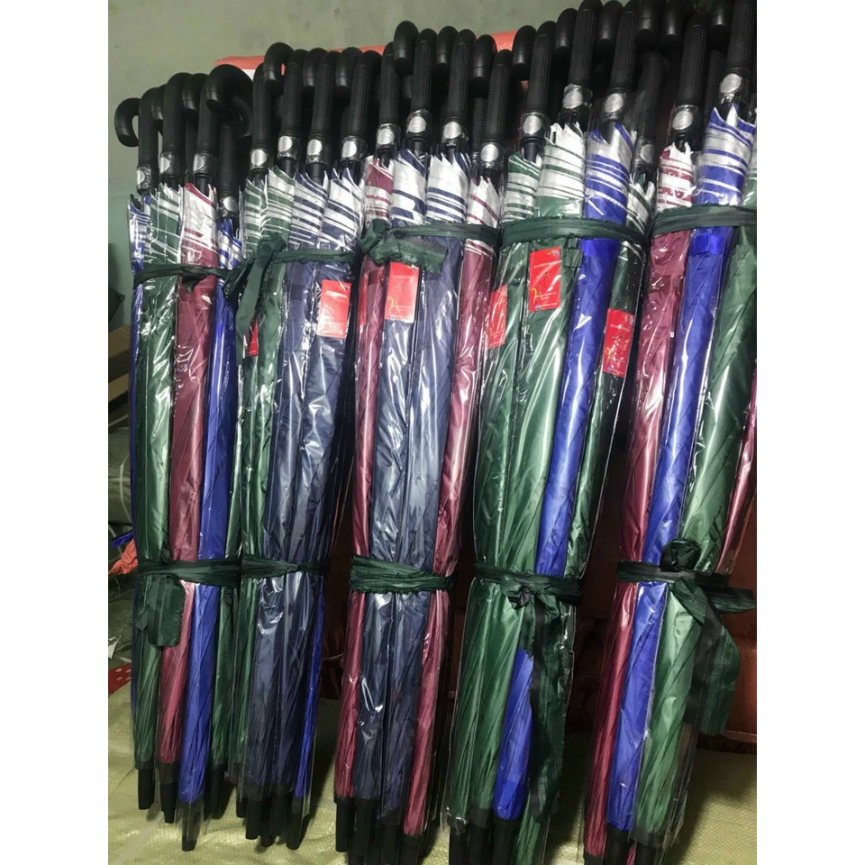 Ô Dù Cầm Tay Cán Dài Che Mưa Che Nắng, chống tia UV, loại SIÊU TO rộng 130cm, khung thép chắc chắn