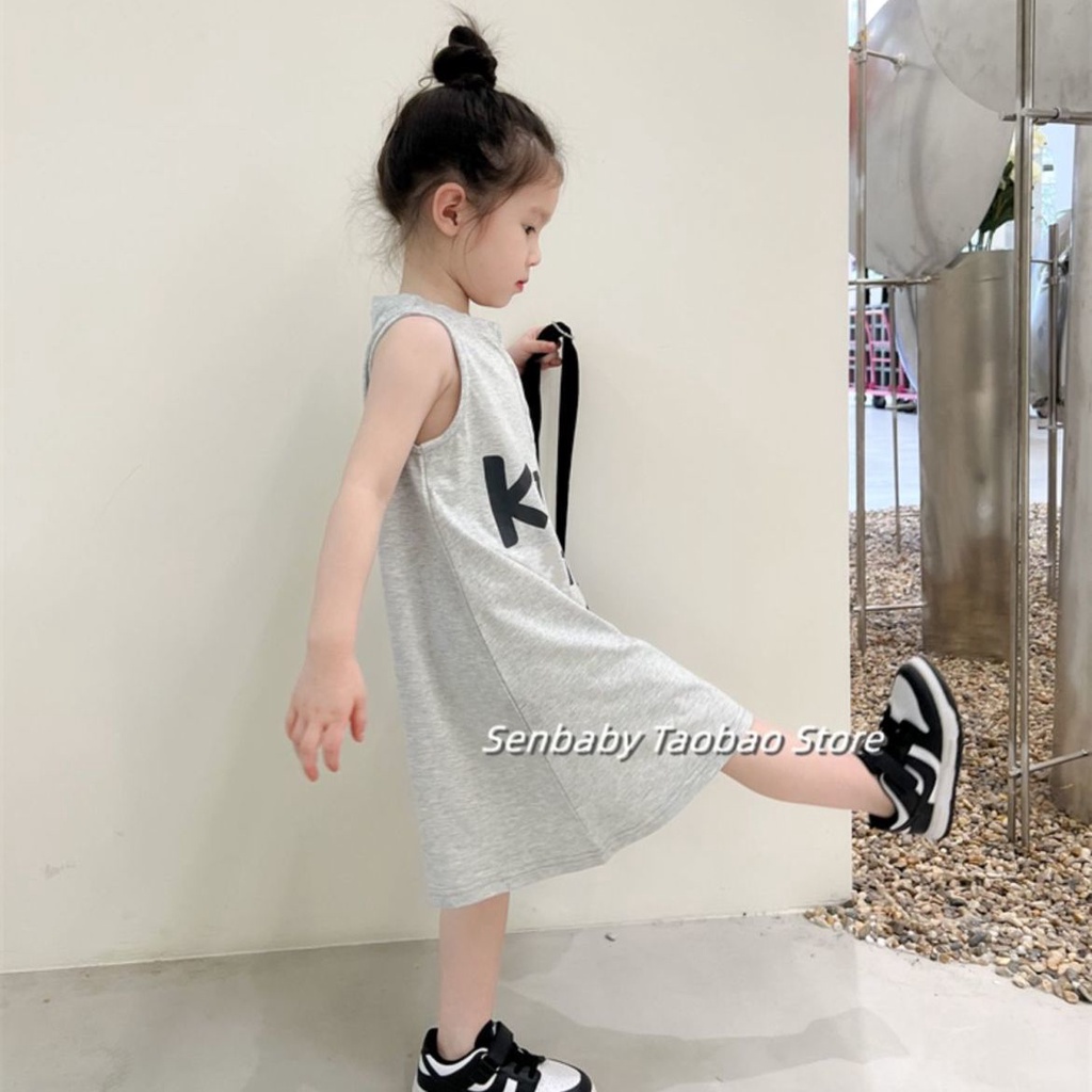 Áo Thun 100% Cotton Tay Ngắn Phong Cách Hàn Quốc Thời Trang Mùa Hè Cho Bé Gái