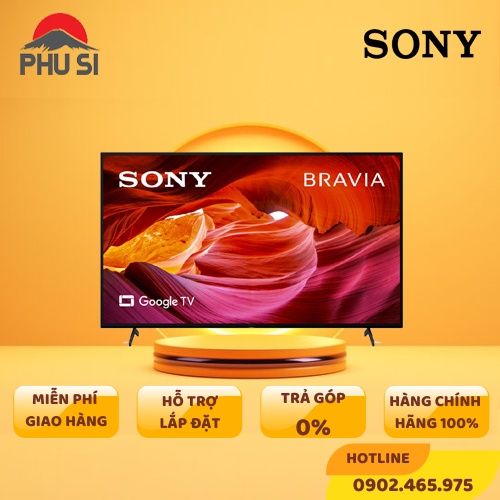 [MIỄN PHÍ GIAO LẮP] KD-43X75K - Google Tivi Sony 4K 43 inch KD-43X75K (Mới 2022)