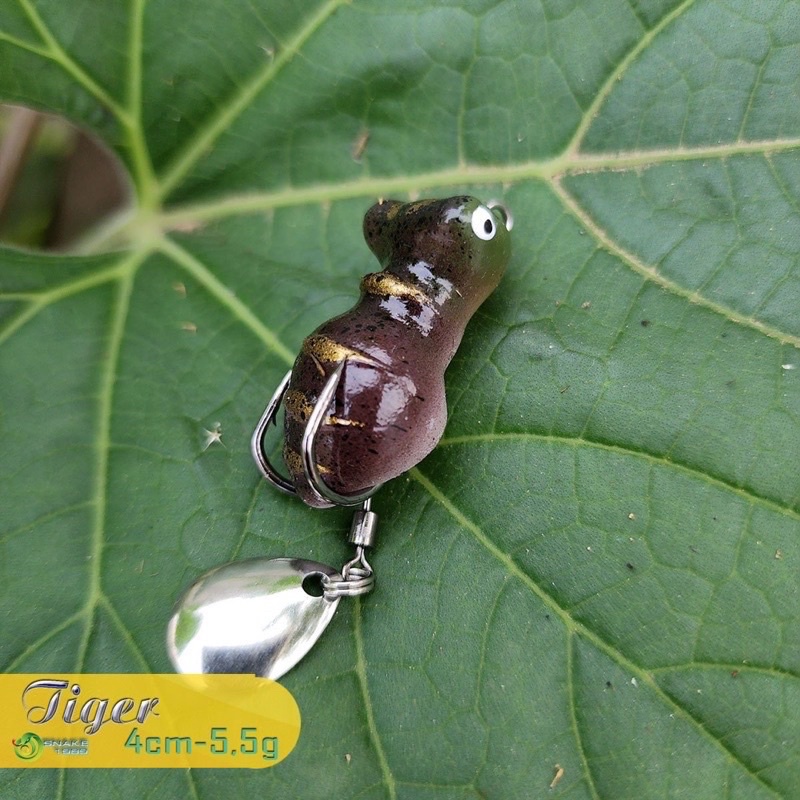 Nhái hơi chuyên Lure. Nhái Luna 4g và nhái Tiger 5.5g