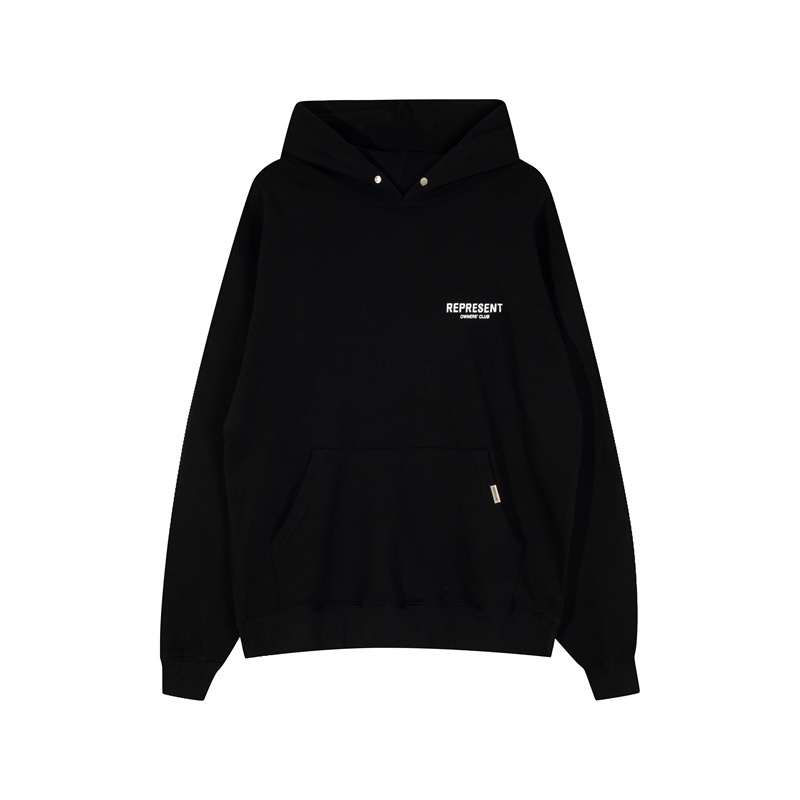 Rep Áo Hoodie Dáng Rộng In Logo Đơn Giản Thời Trang Đường Phố Cao Cấp