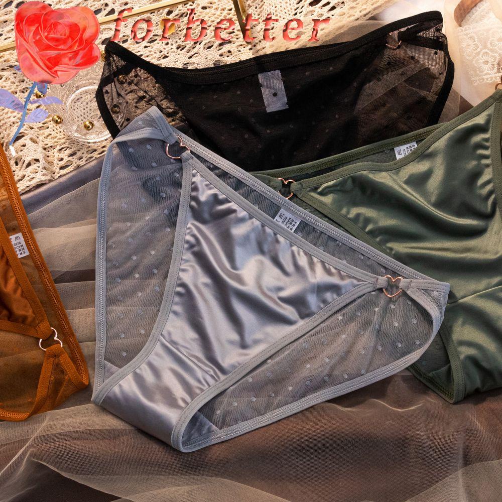 Quần Lót Ren Lưng Vừa Phối Khóa Hình Trái Tim Ngọt Ngào Thoải Mái Cho Nữ