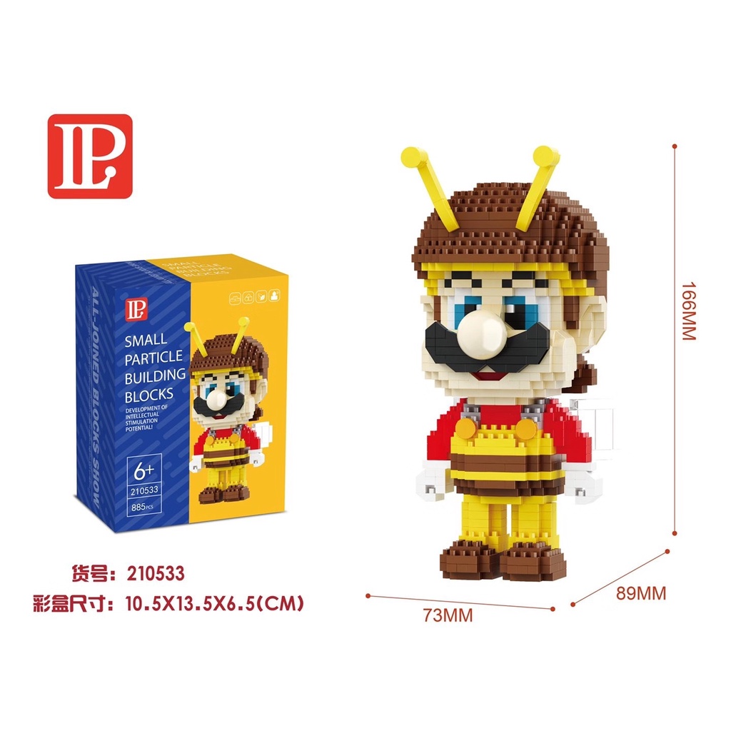 Bộ Đồ Chơi Lắp Ráp LEGO Hình Gấu 210619-210620 Đồ Chơi Lắp Ráp Mô Hình Ngựa O Mini