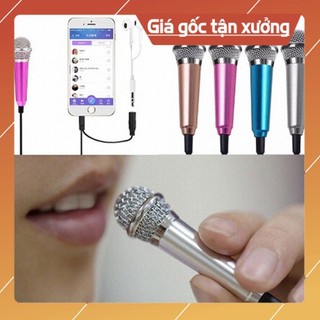 Micro Mini Hát Karaoke Trên Điện Thoại Nhỏ Gọn
