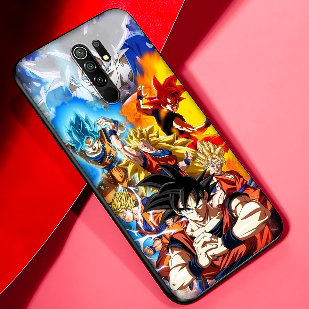 Ốp Điện Thoại Silicon Dẻo Họa Tiết Hoạt Hình dragon ball goku Cho redmi 5plus 9 9a 10a 9c 9t d44