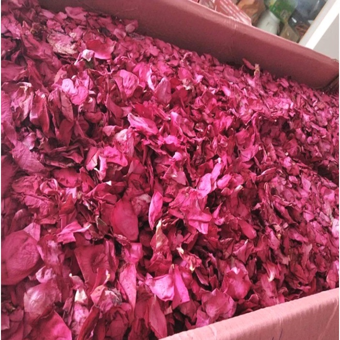 100g Cánh Hoa Hồng Rose, Cánh hoa hồng ngâm chân, bồn tắm, trang trí, spa, pha trà hoa hồng, thanh nhiệt, thư giãn