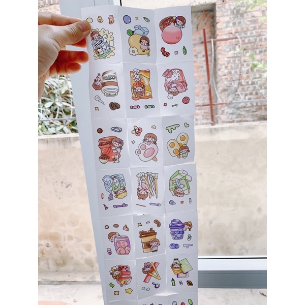 Hộp 24 tấm sticker