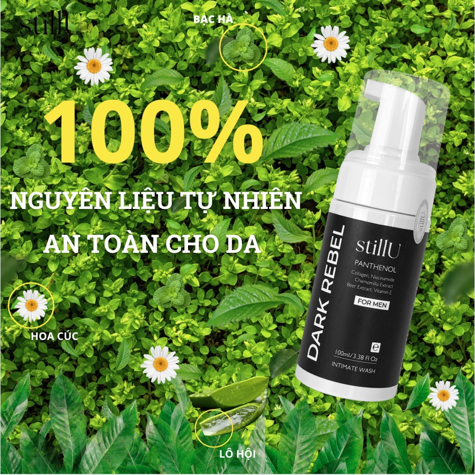 Combo dung dịch vệ sinh tạo bọt nam giới, dung dịch vệ sinh nam Dark Rebel 100ml & Silver Winter 100ml