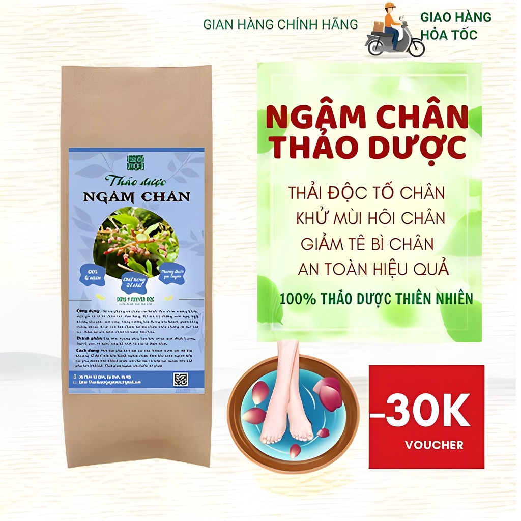 Ngâm chân thảo dược dạng túi lọc Nguyên Mộc hỗ trợ đẩy lùi đau nhức xương khớp cải thiện giấc ngủ ngon khử mùi hôi chân
