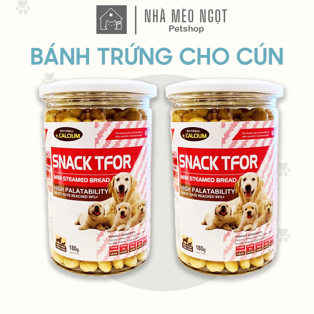 Bánh sữa cho chó mọi lứa tuổi, hộp 180g, TFOR