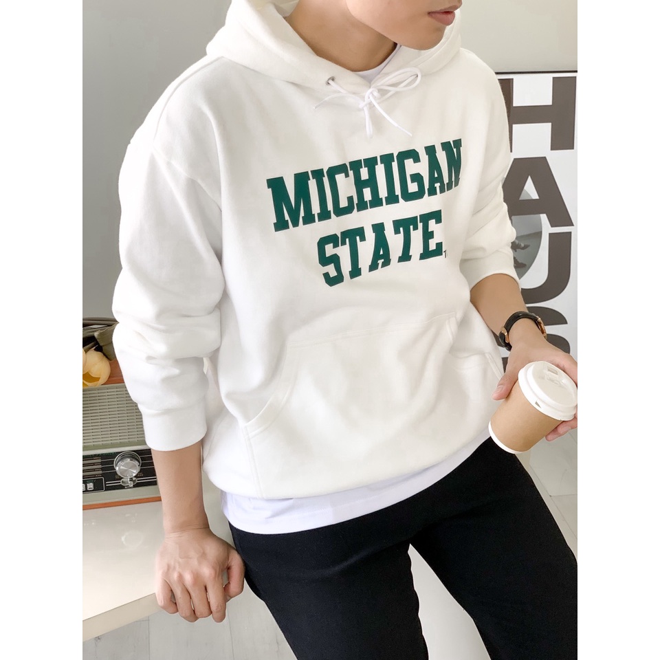 Áo HOODIE MICHIGAN nam nữ unisex form rộng Hàn Quốc, áo nỉ cotton dày ấm áo hoodie sweater Ryan