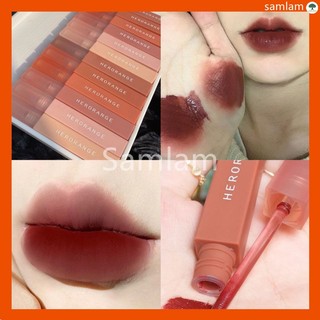 Son lì Herorange Kakashow Son kem lì mềm mịn như nhung chống thấm nước chống khô môi lâu trôi