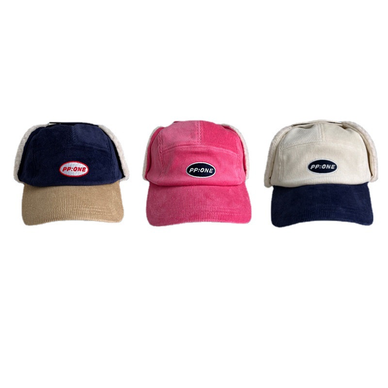 Mũ nhung tăm bảo vệ tai thời trang mùa đông Hàn Quốc mới cho ba mẹ và bé khi đi trượt tuyết