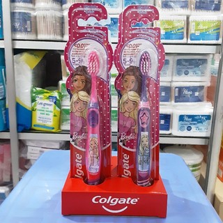 Bàn chải đánh răng em bé Colgate Barbie siêu mềm cho bé từ 5-9 tuổi