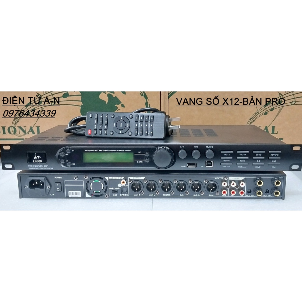 Vang số X12 cao cấp karaoke - vang x12 PRO CHÍNH HÃNG
