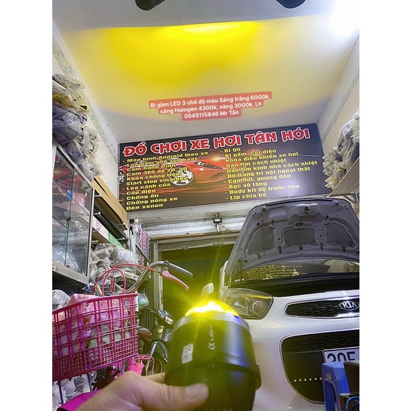 Bi Led gầm 3 mầu 6000k/ 5500k/ 3000k phá xương mù