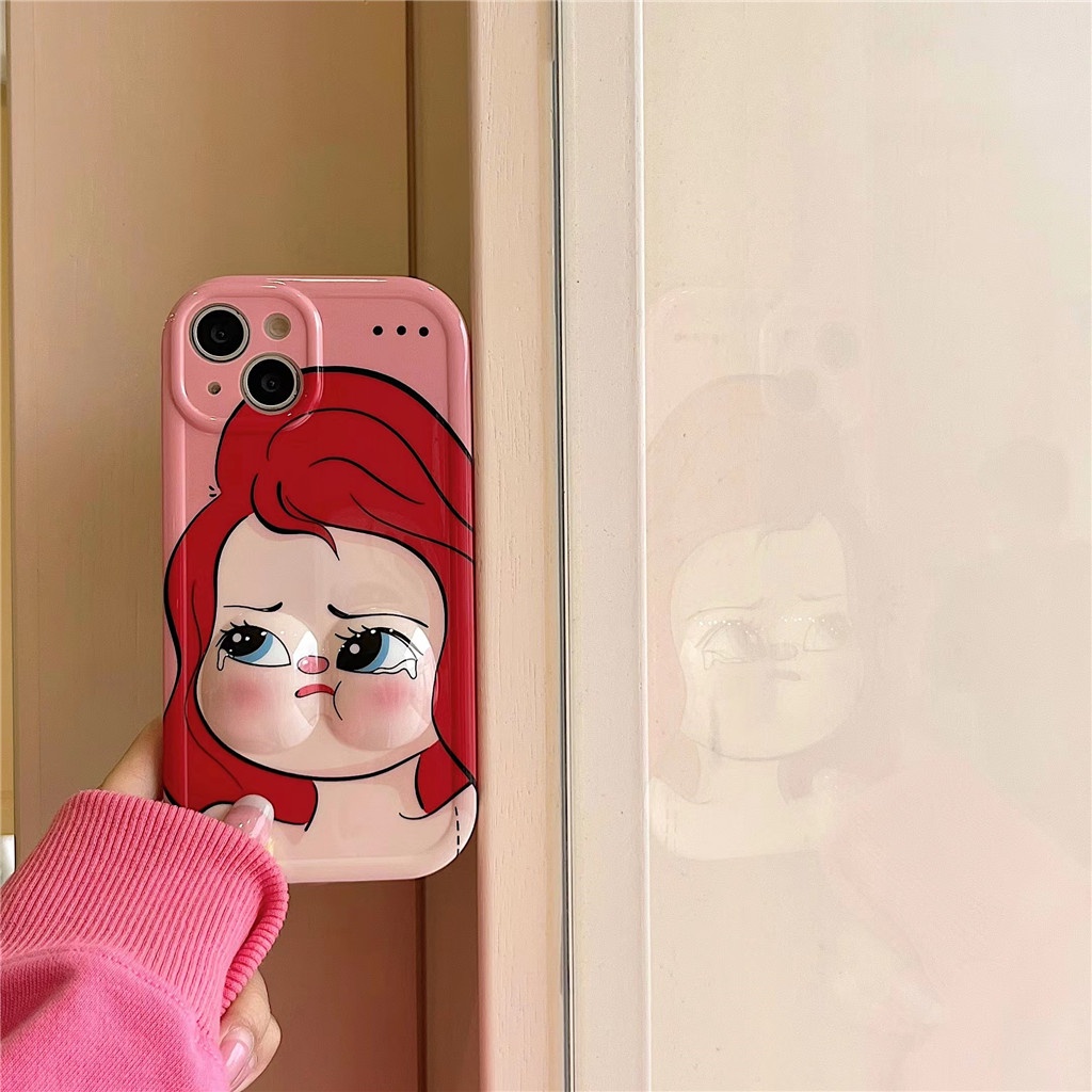 Ốp Điện Thoại TPU Mềm Hình Khuôn Mặt Hoạt Hình IMD Cho iphone 14 Pro Max 13 Pro Max 12 Pro Max