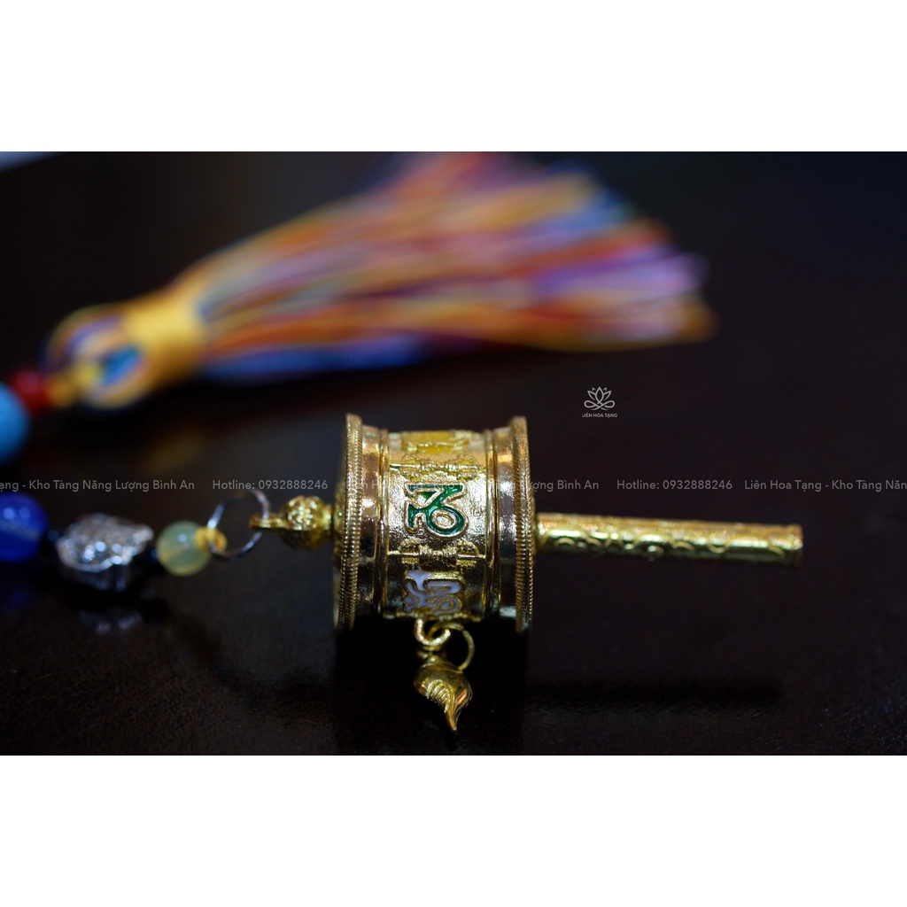 Dây treo may mắn thủ công Tây Tạng - Liên Hoa Tạng - khánh treo xe ô tô, túi xách