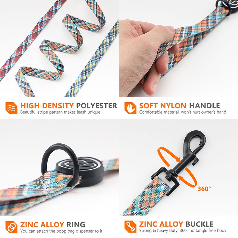 HamshMoc Dây Dắt Thú Cưng Đi Dạo Mềm Mại Có Thể Điều Chỉnh Kích Thước