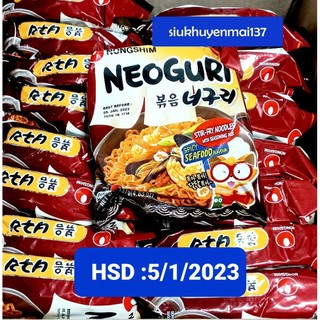 mì hải sản neoguri khô cay hàn quốc- 137 gr gói.